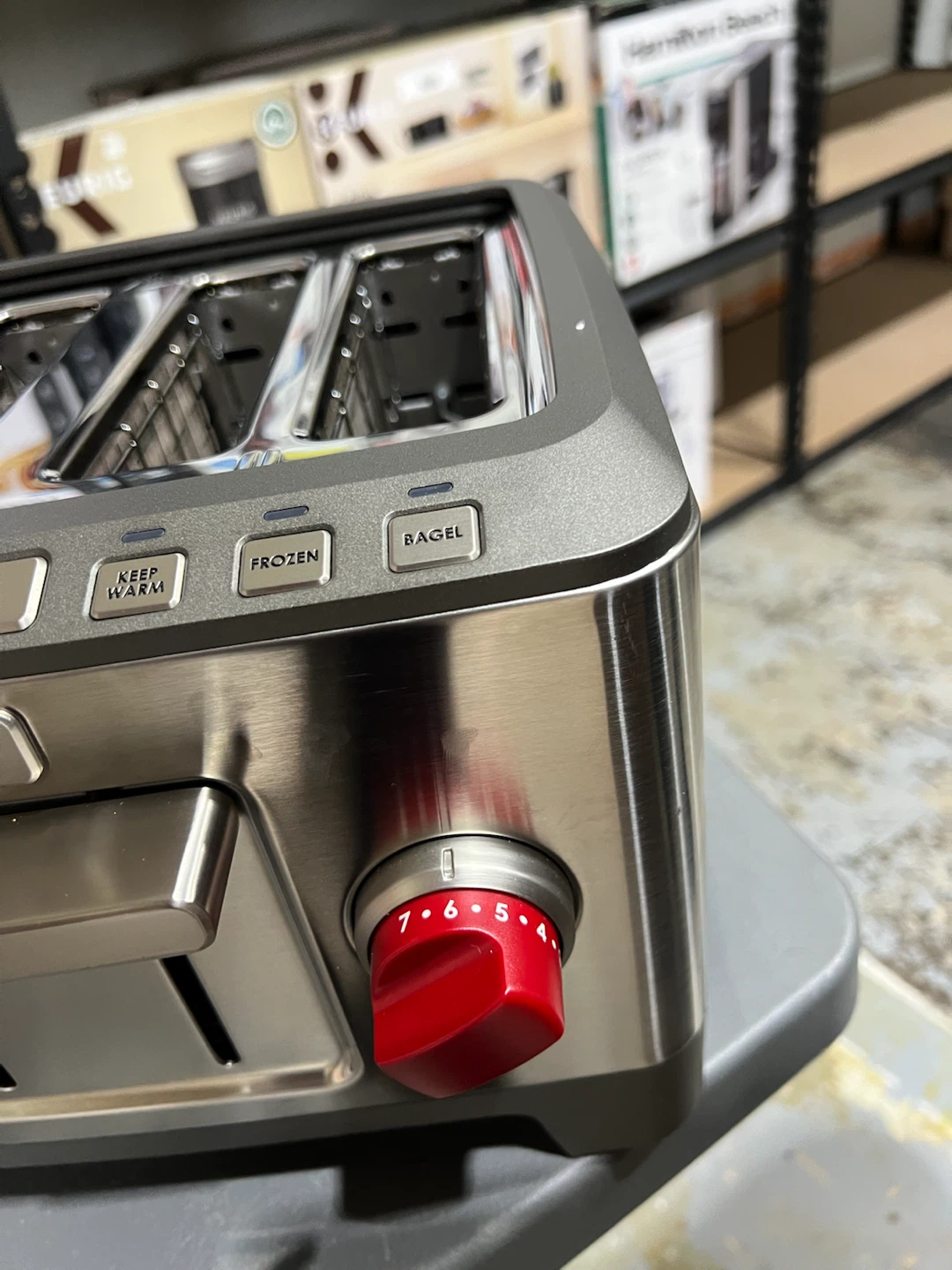 Wolf Gourmet 4 Slice Toaster, Extra-Wide Slots, Stainless Steel - photo 3