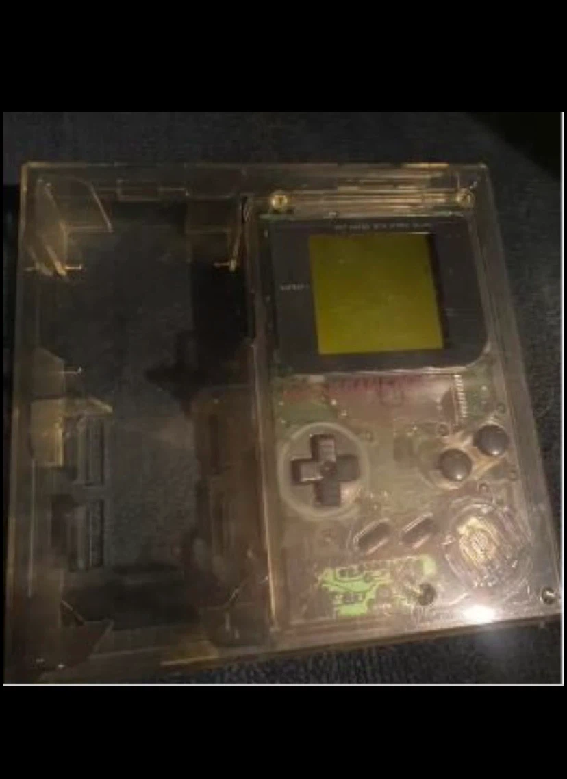 Nintendo Gameboy Original Clear Play it Loud tested case - photo 2