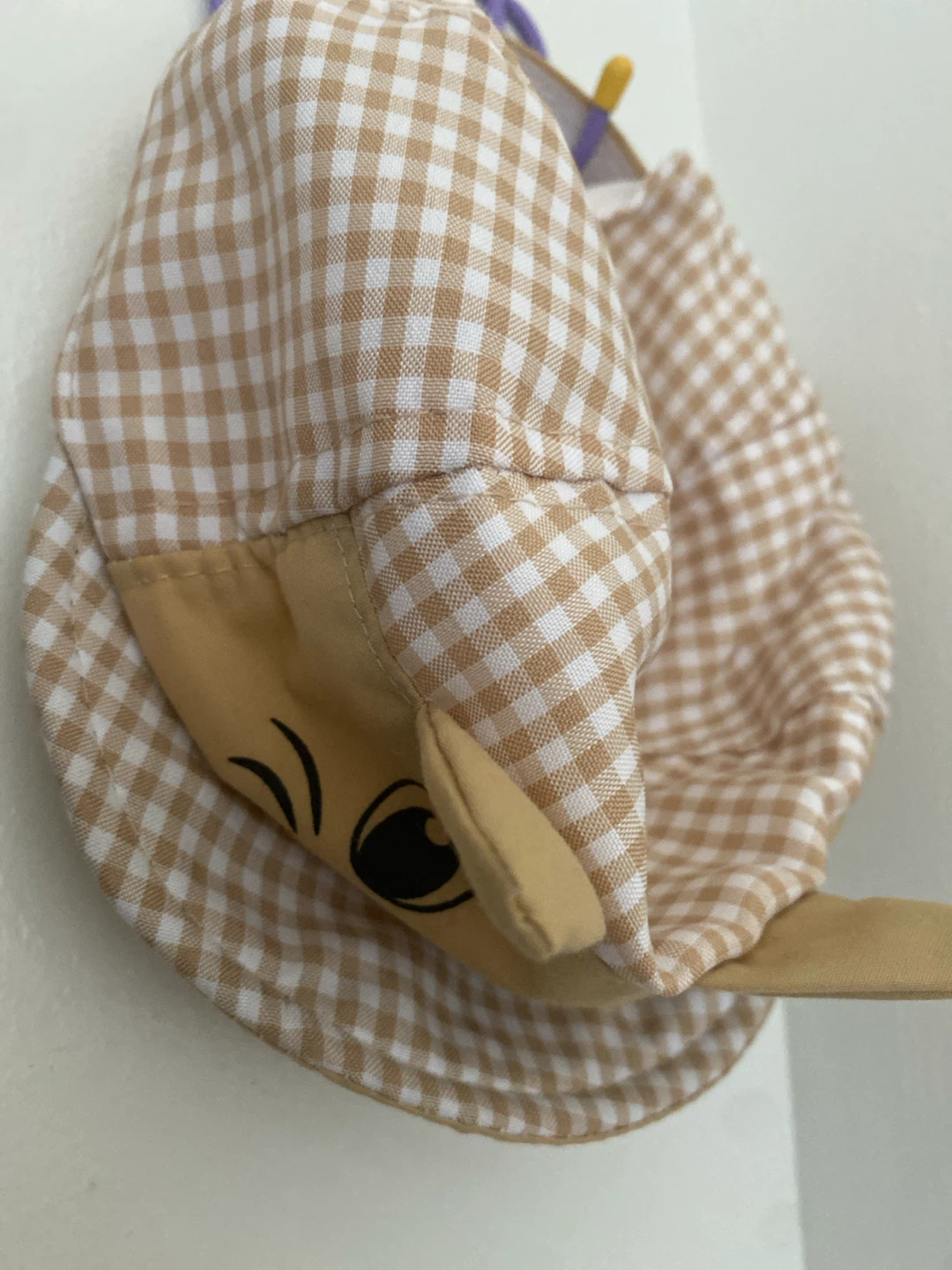 Baby Gingham Bunny Hat