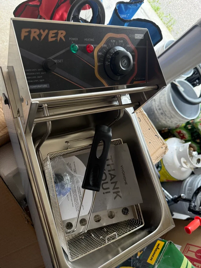 VIVOHOME Deep Fryer 10.35Qt - photo 3