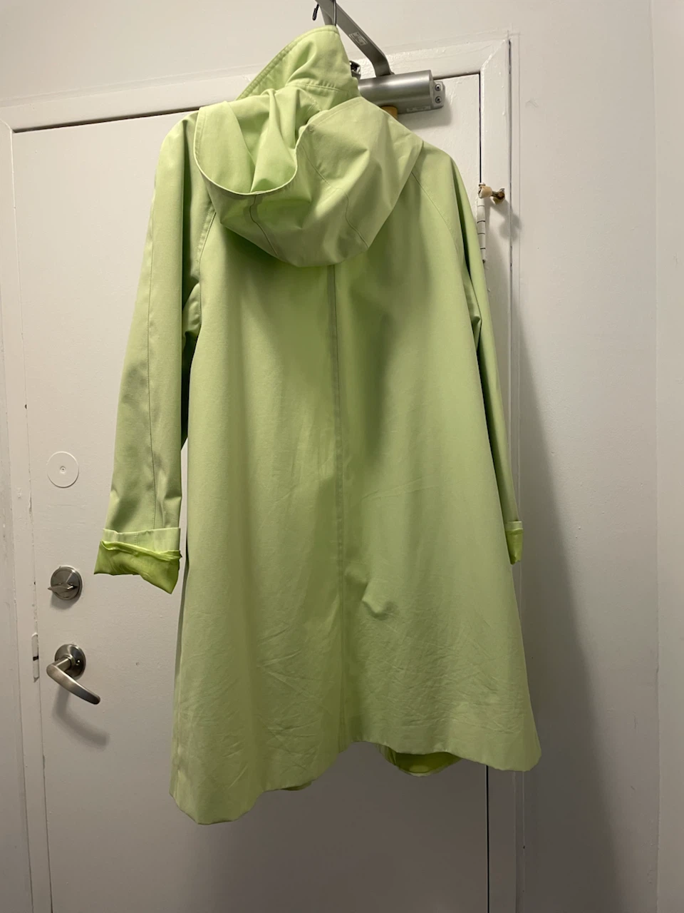 Lorne Michel Women's Light Green Trench Coat Size 14 - photo 2