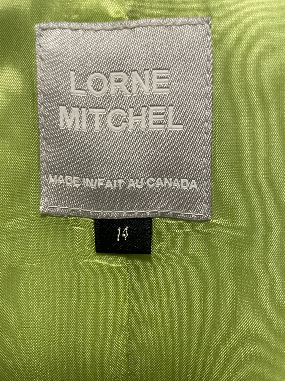 Lorne Michel Women's Light Green Trench Coat Size 14 - photo 4
