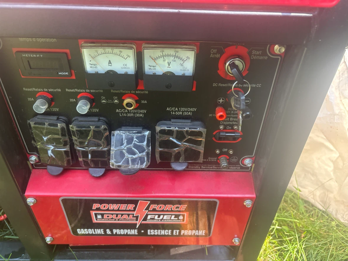 King Canada Power Force Dual Fuel Generator 12,000W