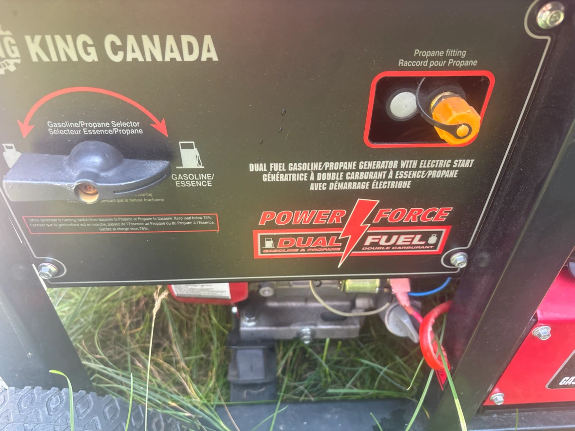 King Canada Power Force Dual Fuel Generator 12,000W - photo 2