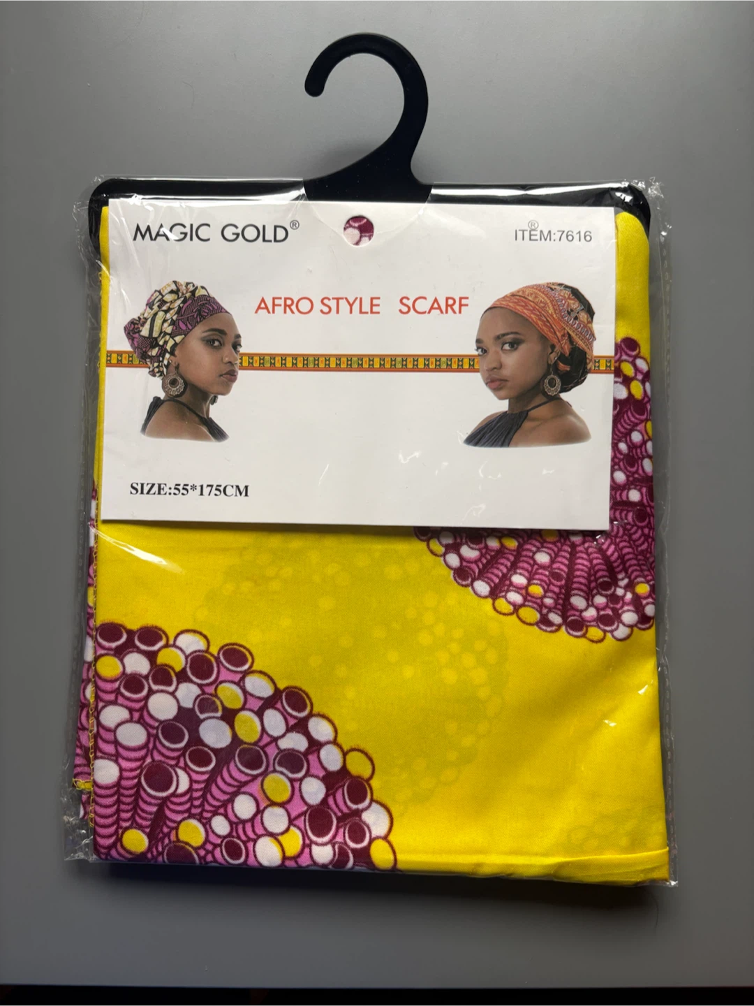 Magic Gold - Afro Style Head Scarf