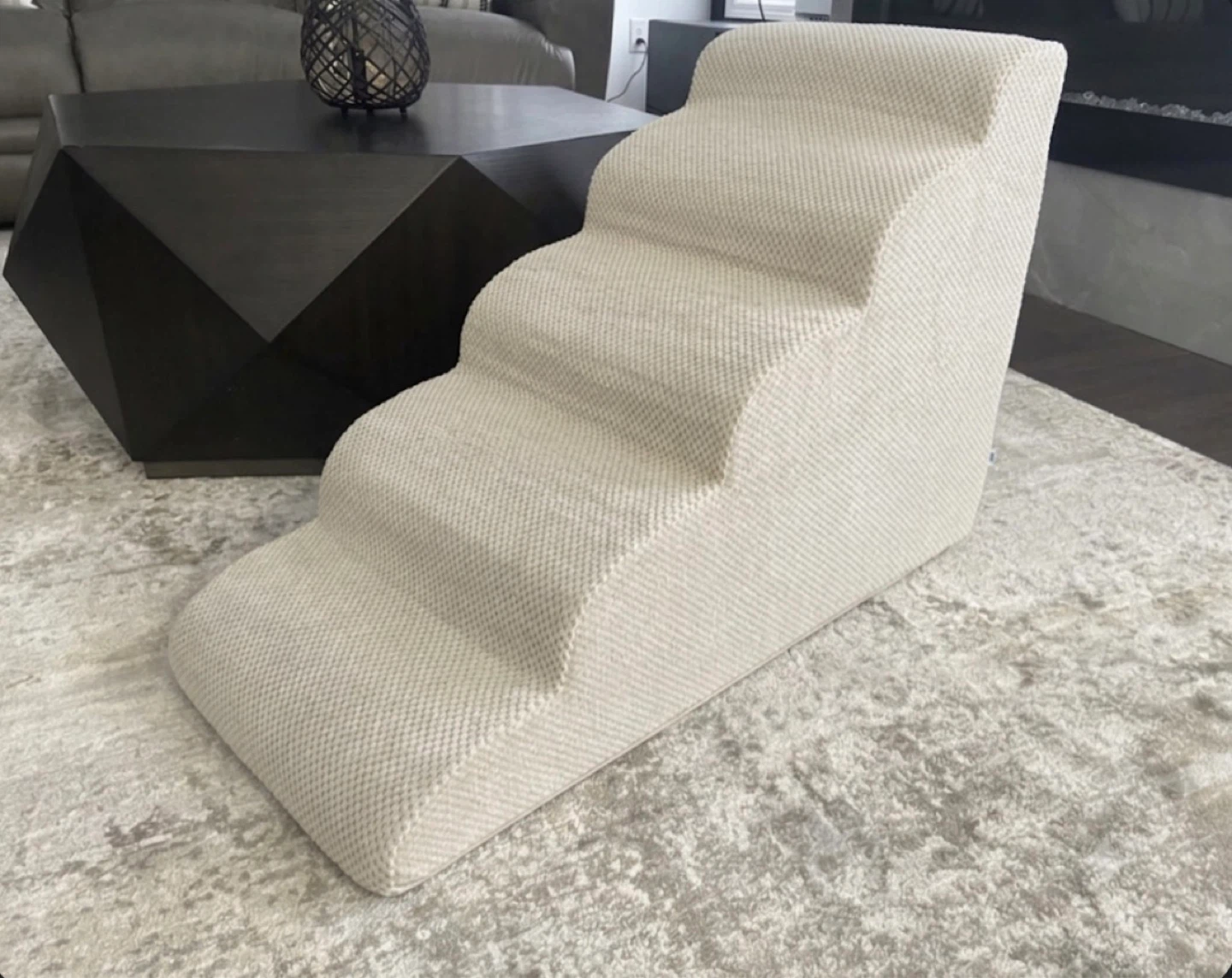 Pet Stairs - 5 step - Cream