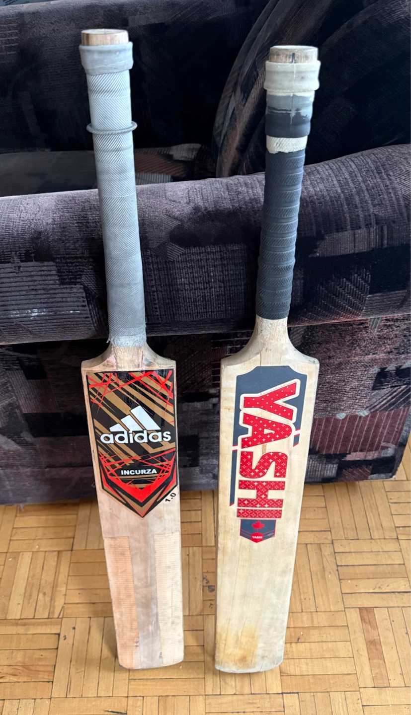 Adidas Incurza & Yash Pro Cricket Bats