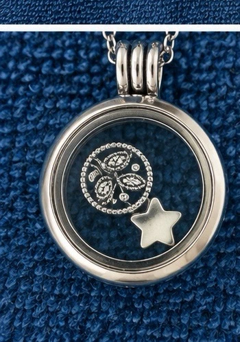 Pandora Floating Locket Necklace with Charms