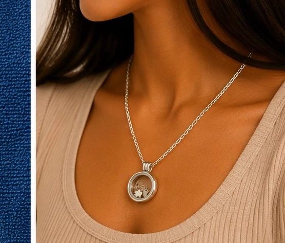 Pandora Floating Locket Necklace with Charms - photo 2