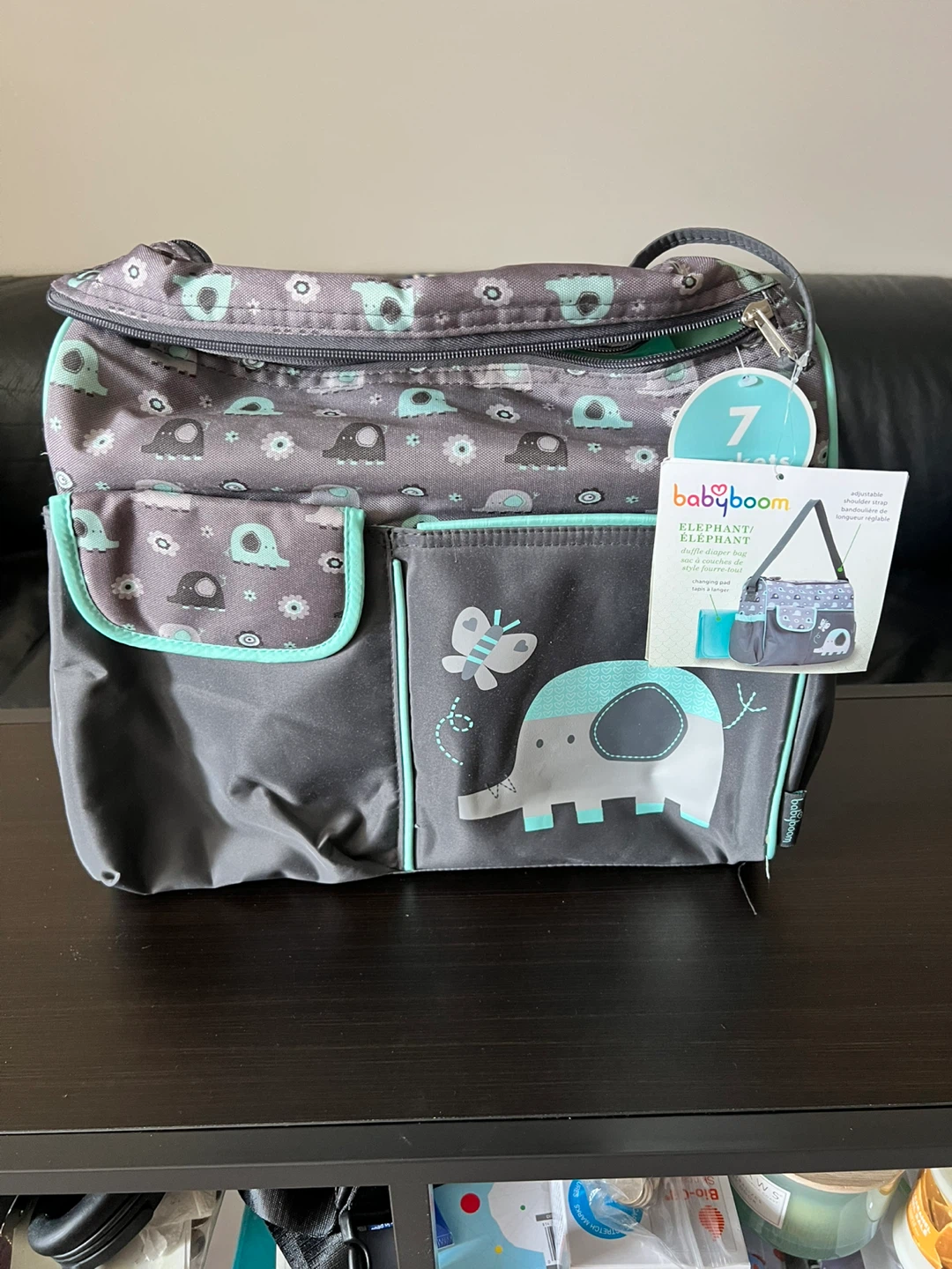 Baby Boom Elephant Diaper Bag
