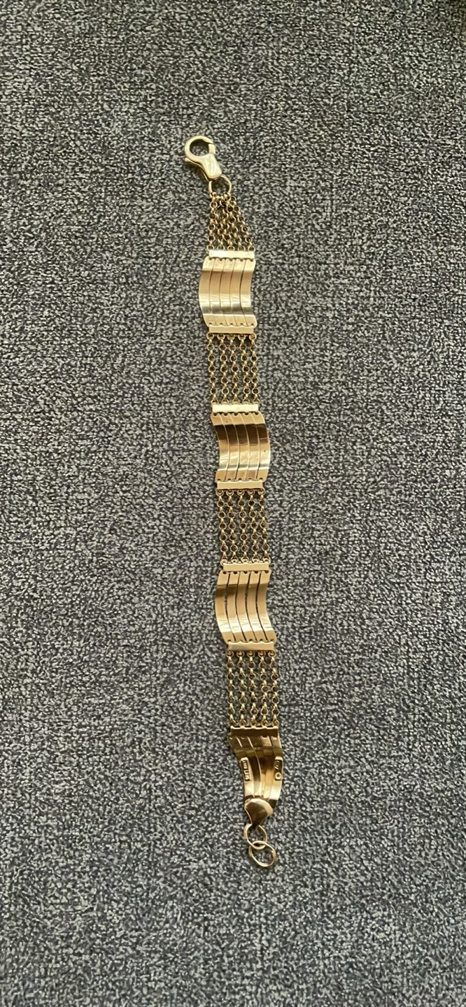 14kt Gold Bracelet - Italy 7” long - photo 2
