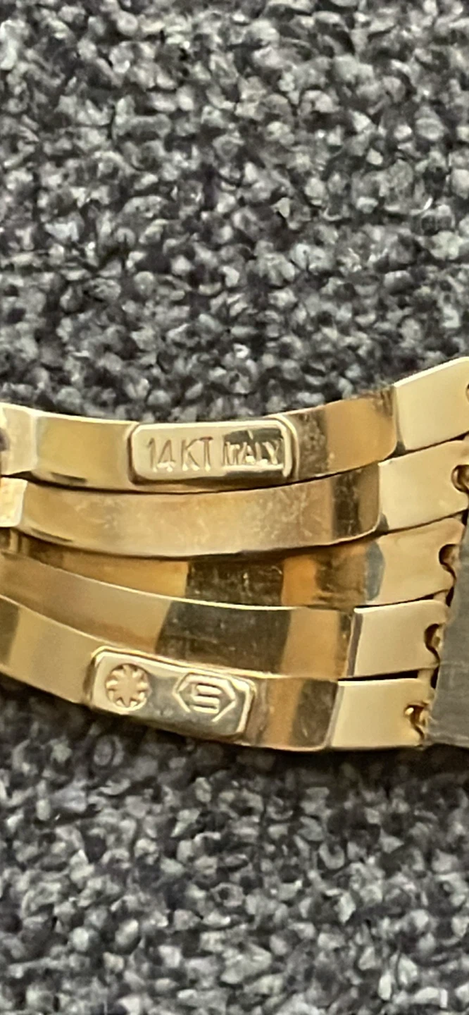 14kt Gold Bracelet - Italy 7” long - photo 5