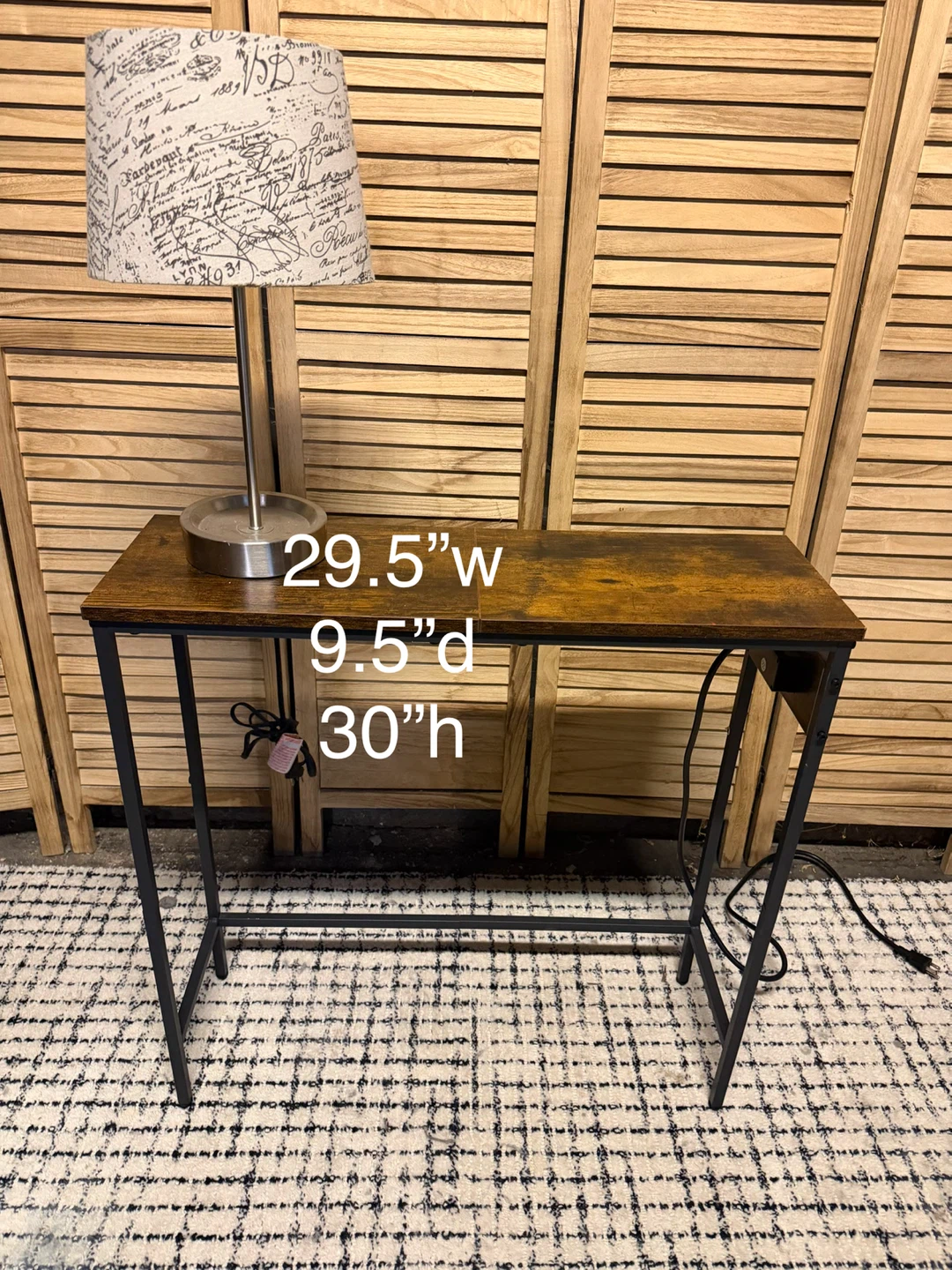 Console table with outlets - photo 4