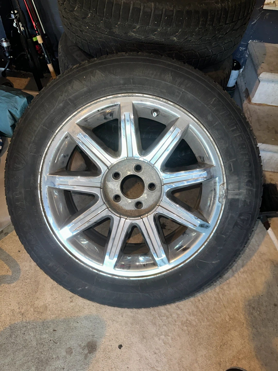 Used Alloy Wheel and Tire
