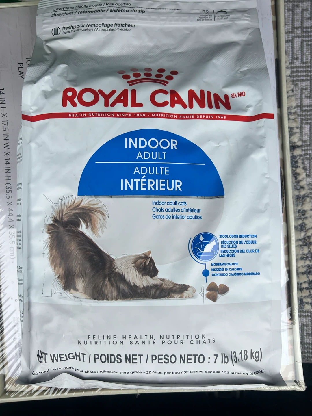 Royal Canin Indoor Adult Cat Food 7 lb Bag