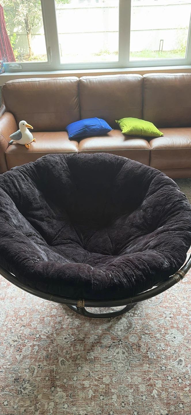 Pier 1 Papasan and Ottoman - photo 3