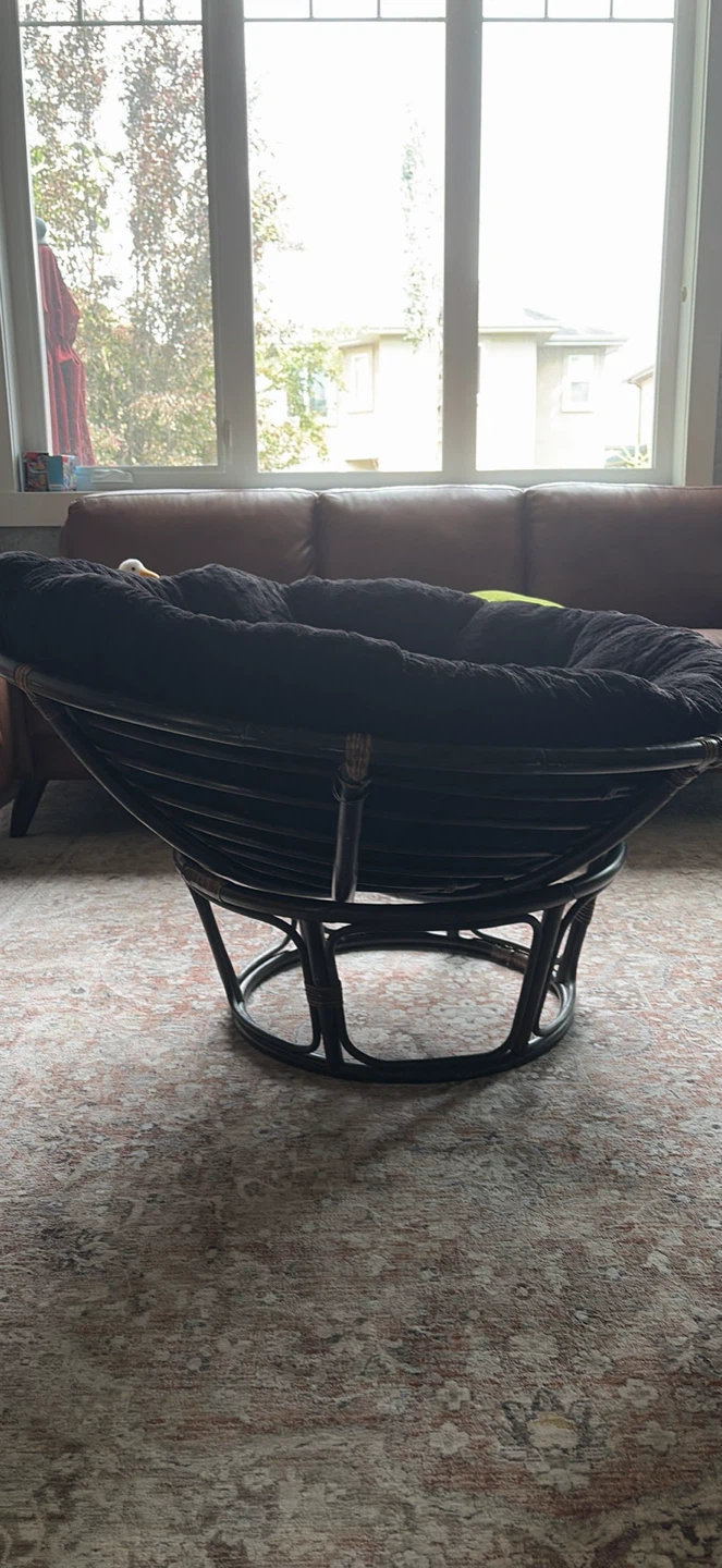 Pier 1 Papasan and Ottoman - photo 4