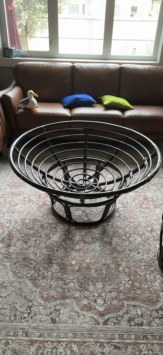 Pier 1 Papasan and Ottoman - photo 5