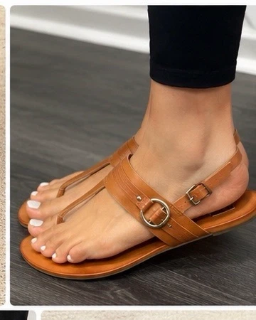 ALDO Women's Tan Leather Sandals - photo 3