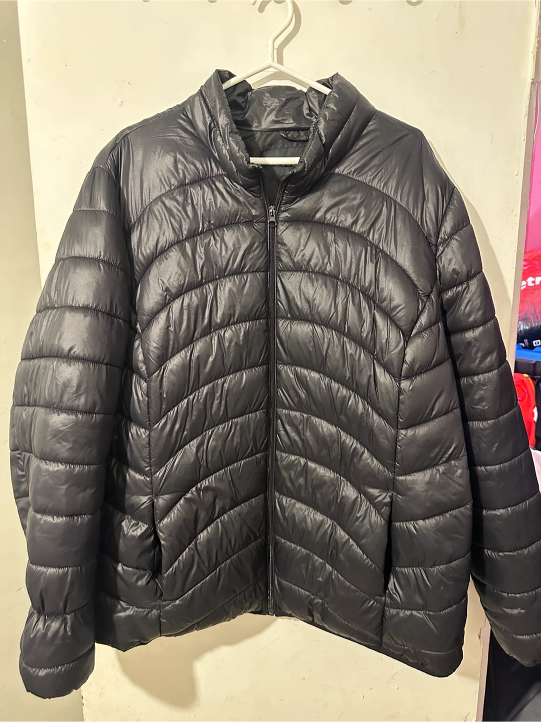 Black Puffer Jacket - Size 4X
