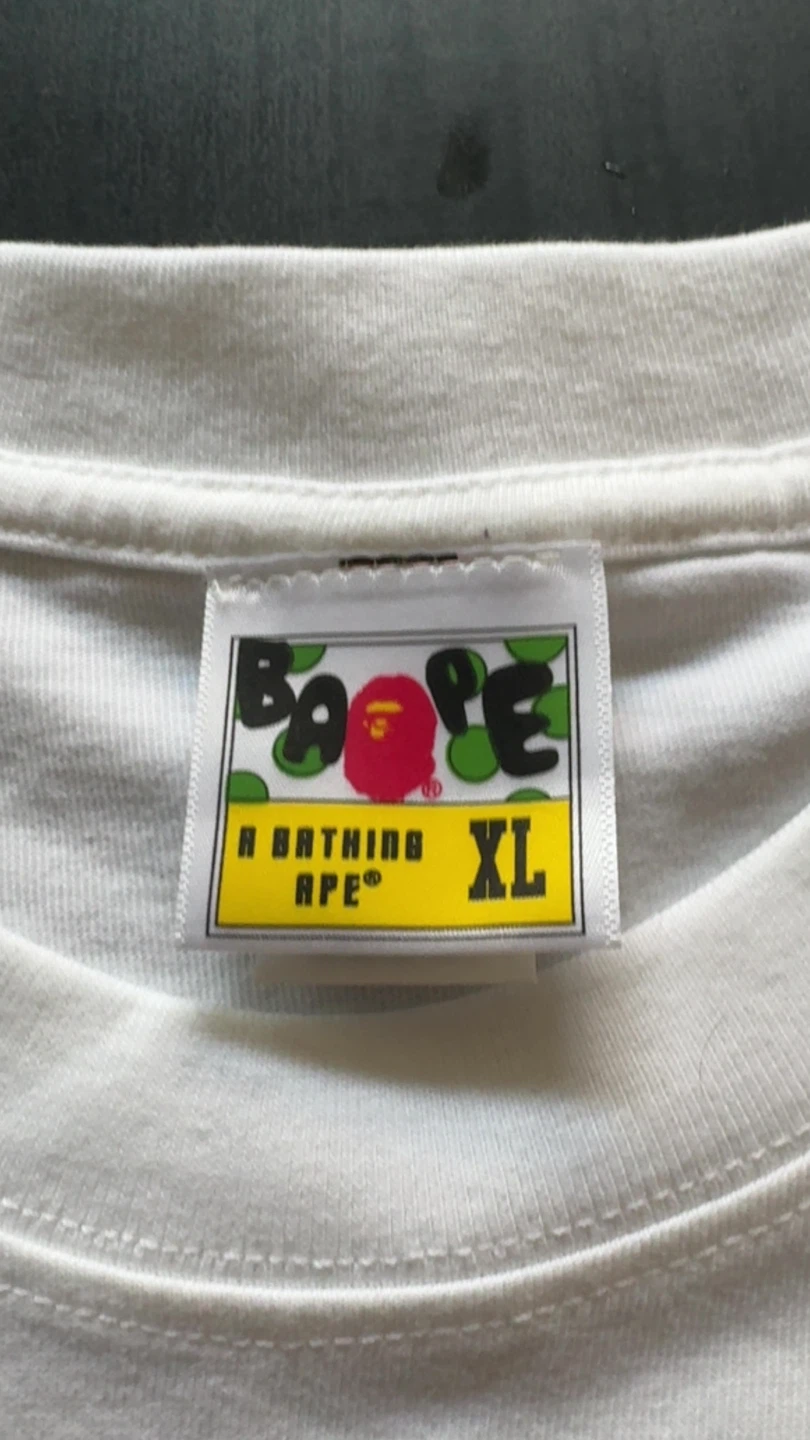 BAPE x Chrome Hearts White T-Shirt fits like M - photo 2