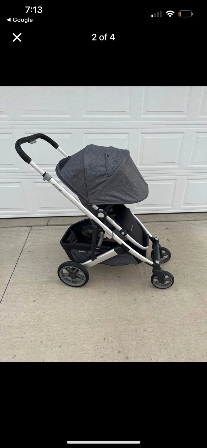 UPPAbaby Cruz V2 Stroller - Grey Melange