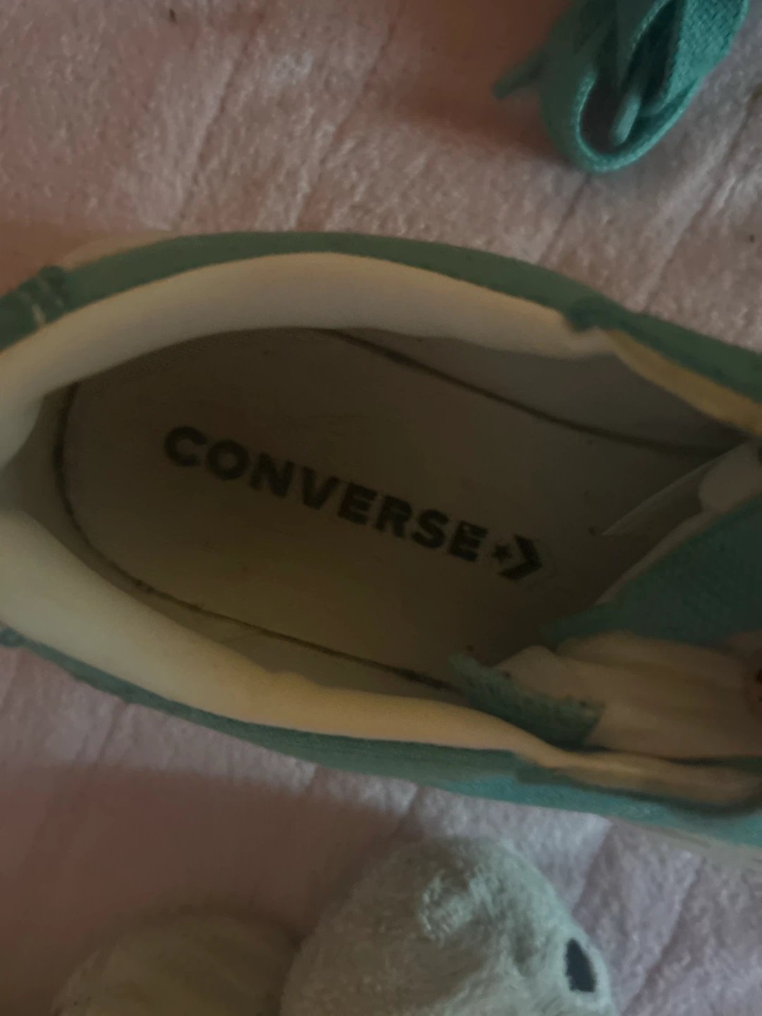 Teal platforms - Converse shoes - photo 4