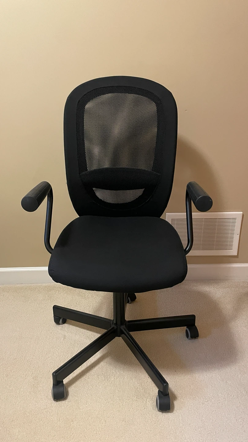 IKEA Flintan Black Mesh Back Office Chair