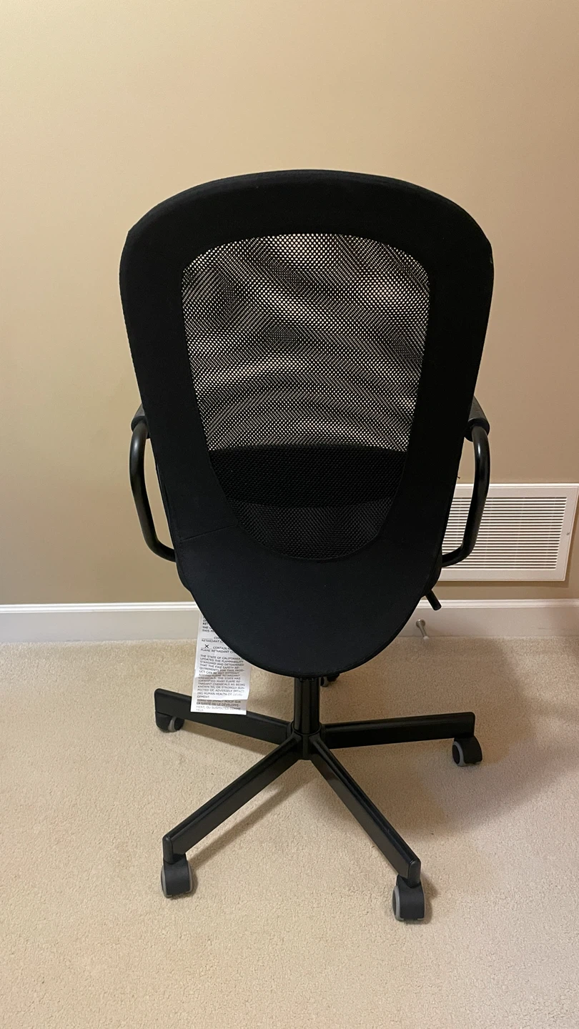 IKEA Flintan Black Mesh Back Office Chair - photo 3