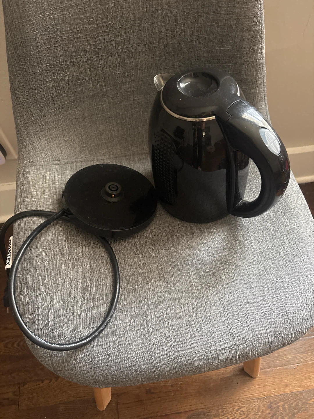 Black Cordless Electric Kettle with Power Base - photo 4