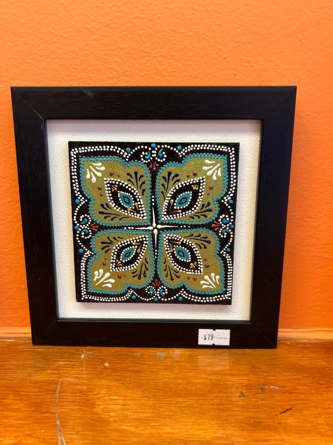 Handmade Framed Folk Art Wall Decor