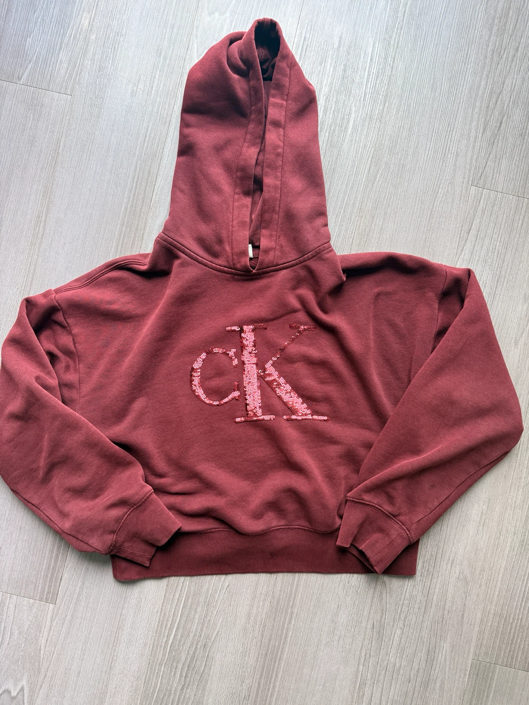 Calvin Klein Sequined CK Logo Hoodie & Printers Row Chicago Cap - photo 3