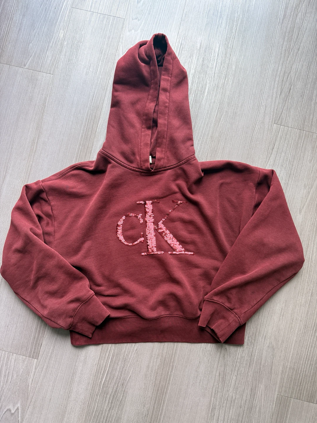 Calvin Klein Sequined CK Logo Hoodie & Printers Row Chicago Cap - photo 4
