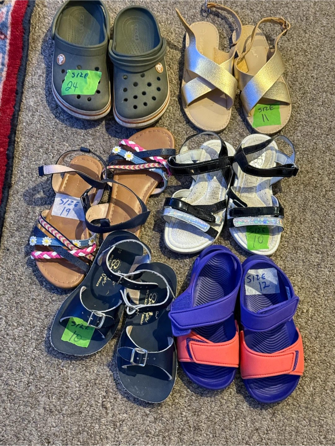 Bundle of Kids' Sandals and Crocs