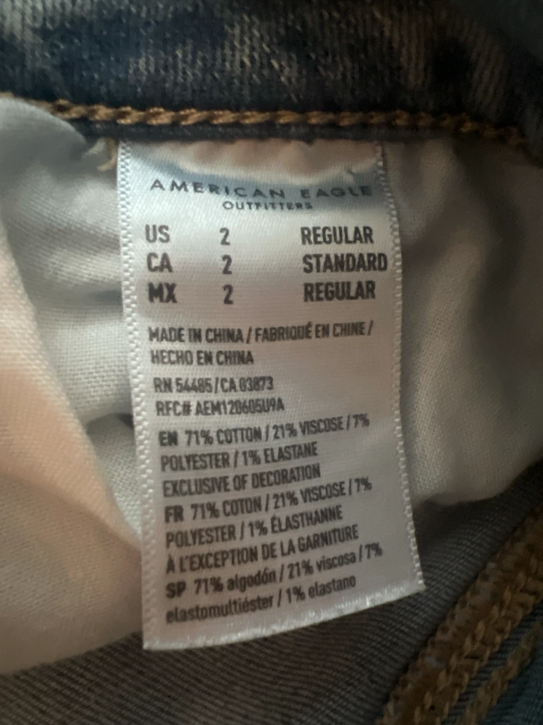 3 pairs American Eagle Ripped skinny jean Size 2 - photo 3