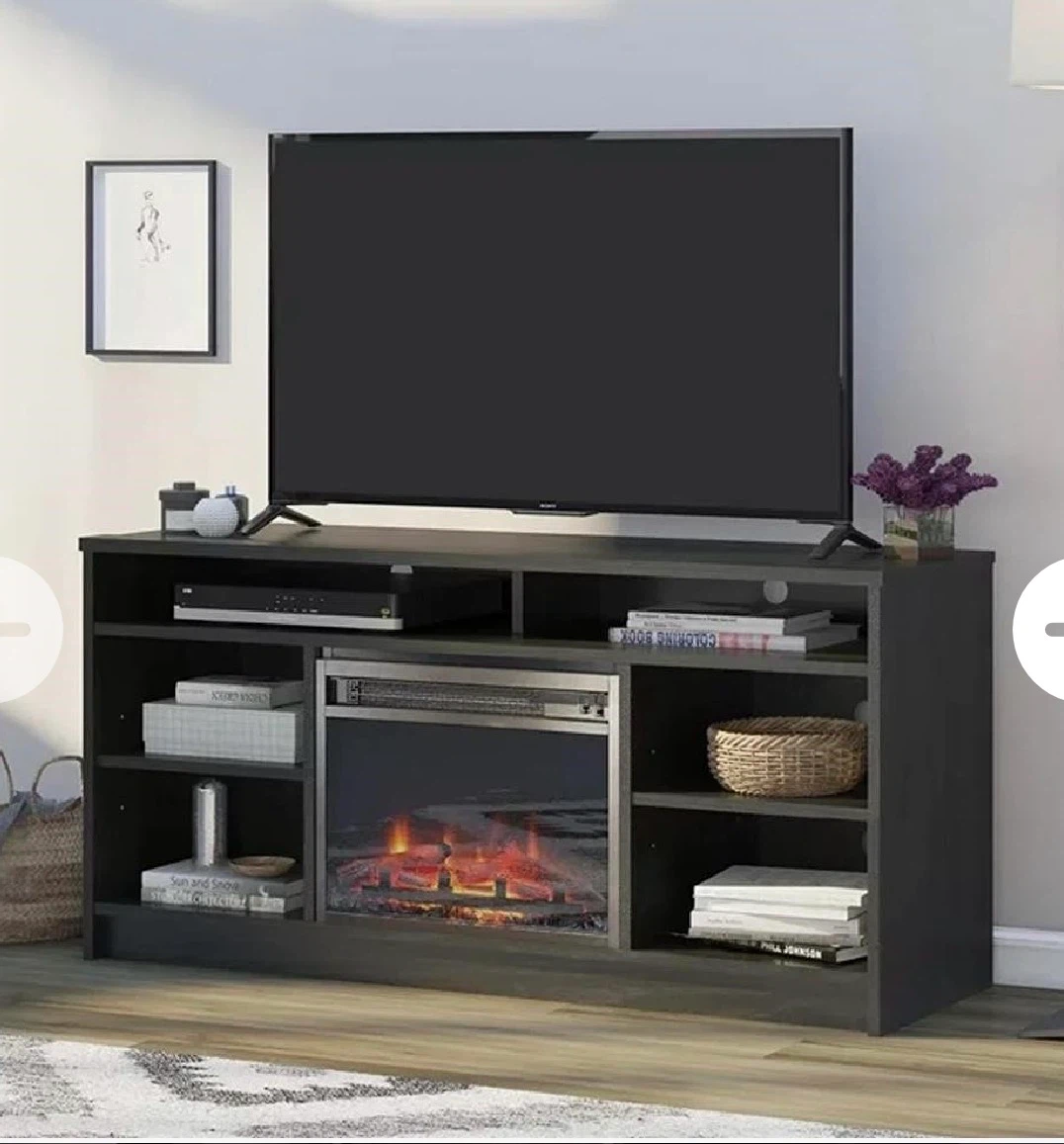 NEW)Bartosh TV Stand for TVs up to 55" with Firep - photo 2