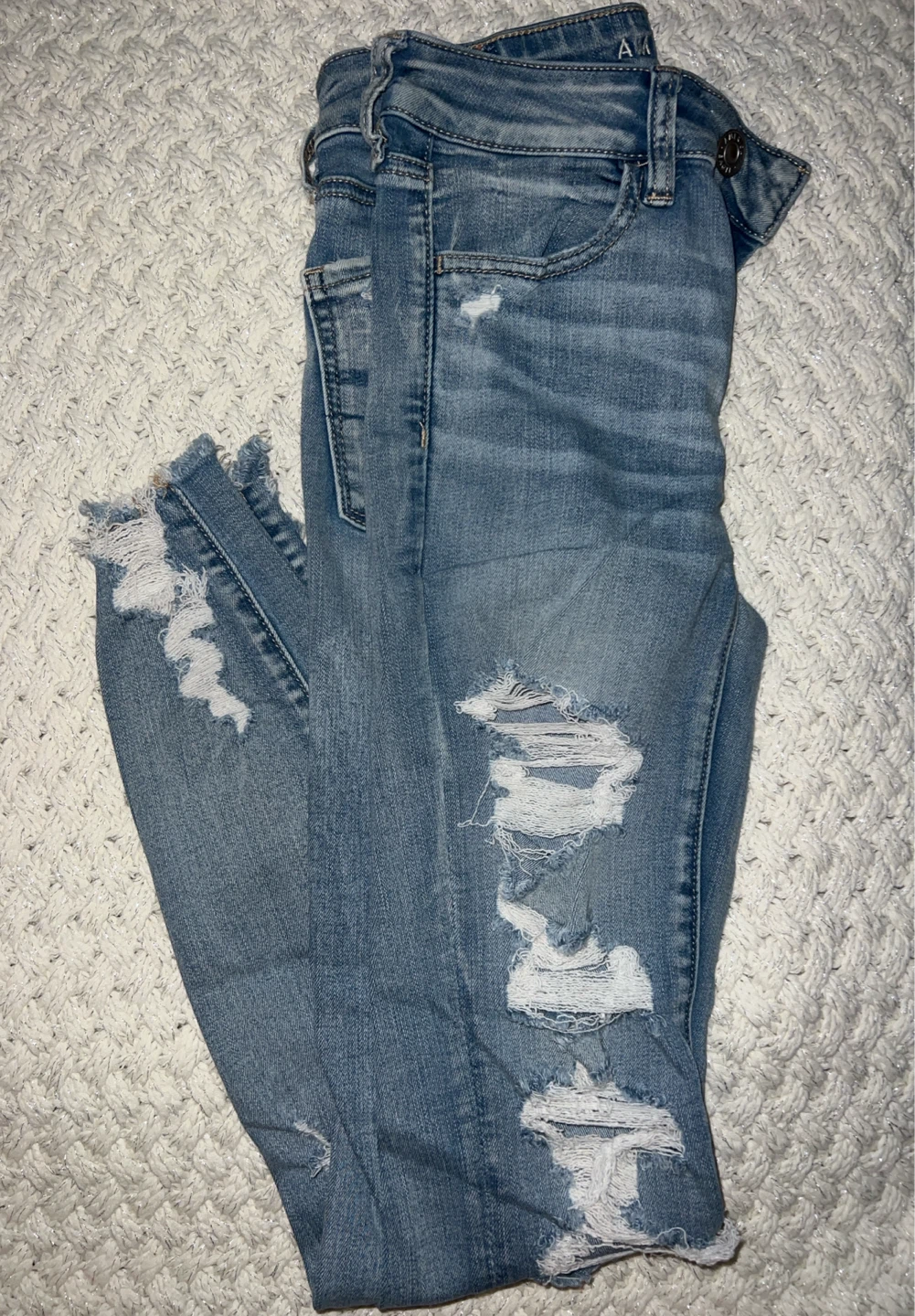 3 pairs American Eagle Ripped skinny jean Size 2 - photo 2