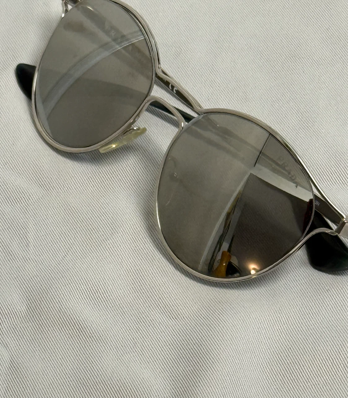 Prada Mirrored SPR 62S Sunglasses - Silver - photo 2