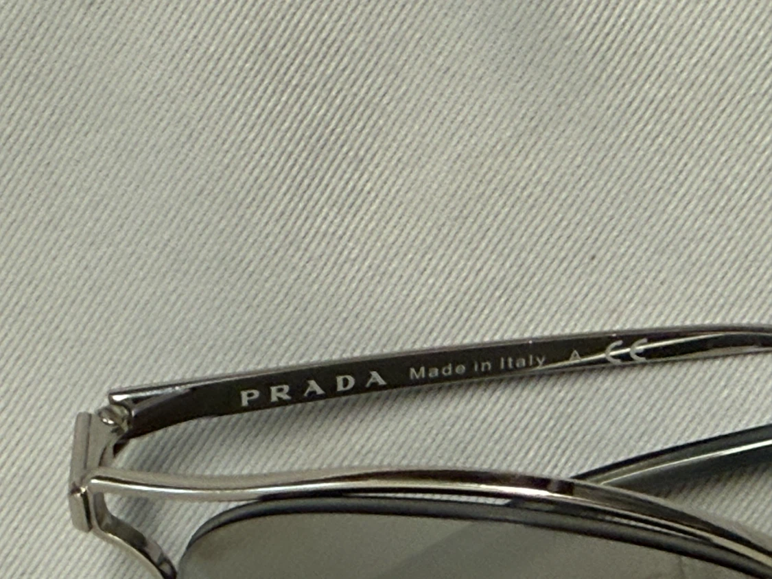 Prada Mirrored SPR 62S Sunglasses - Silver - photo 5