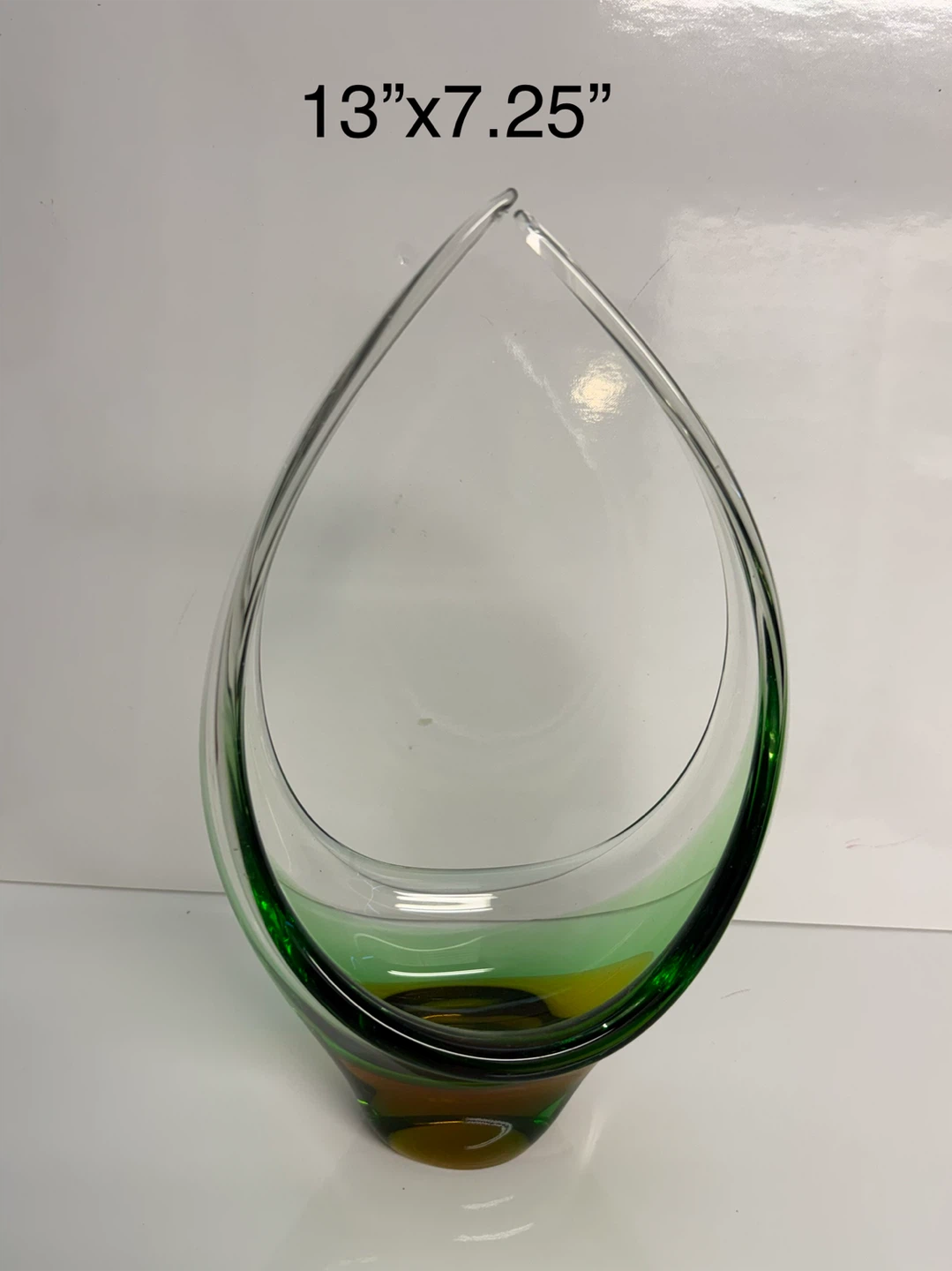Lorraine Glass Vase 13"x7.25"