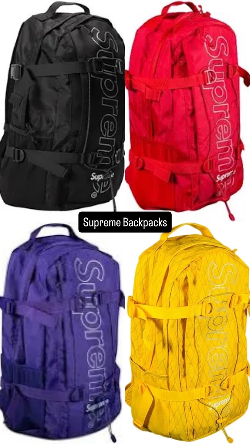 Supreme backpacks