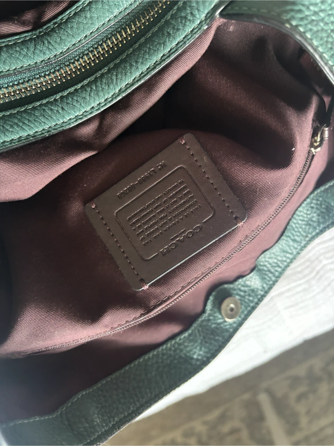 Coach Pebble Leather Shoulder Bag - photo 4