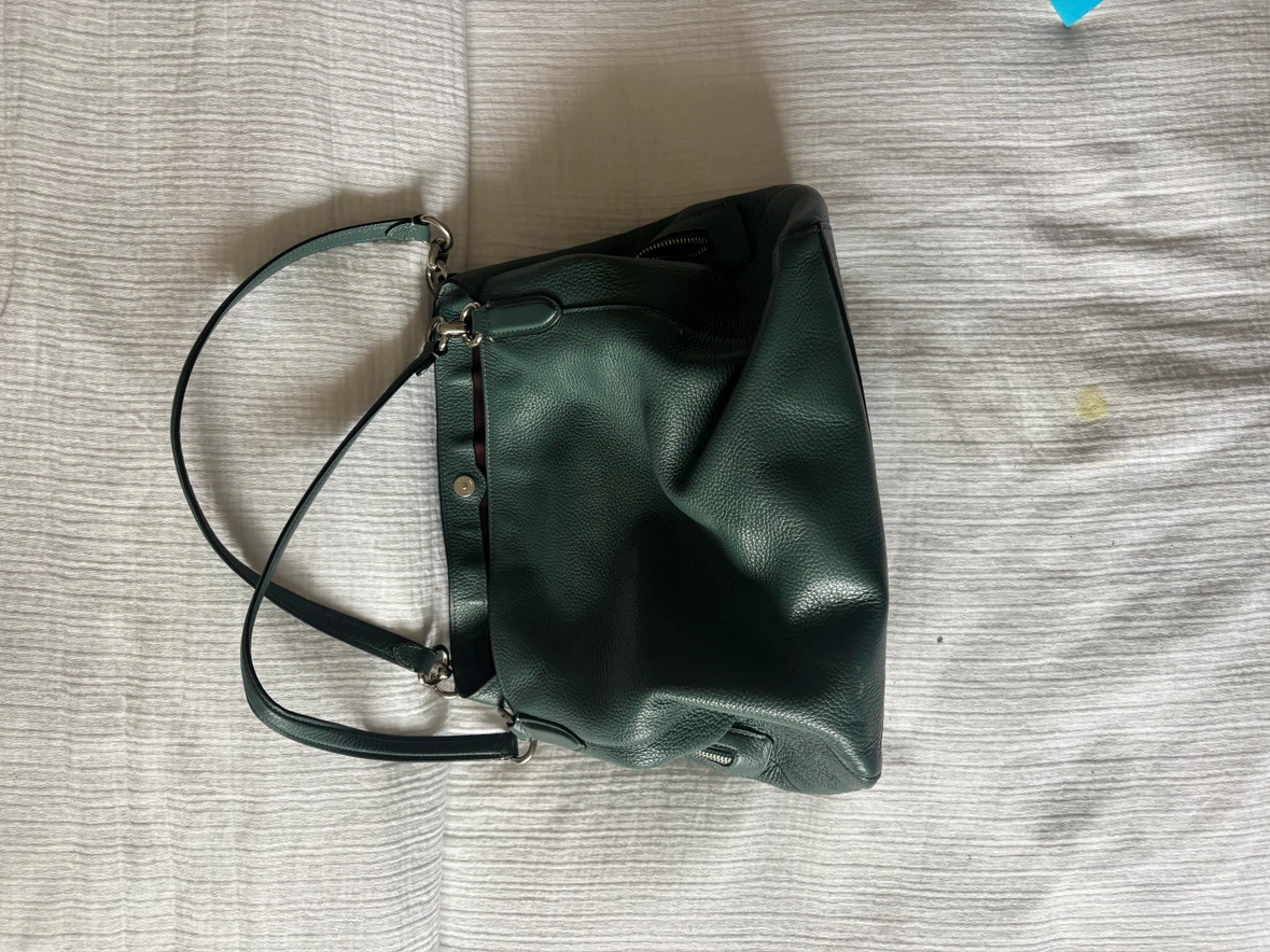 Coach Pebble Leather Shoulder Bag