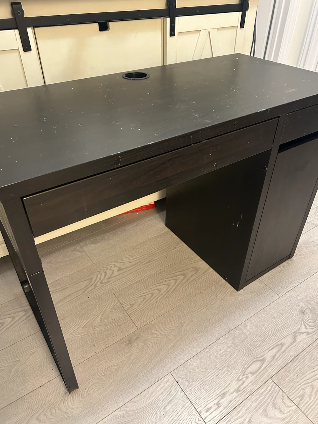IKEA Desk with Drawer and Cabinet