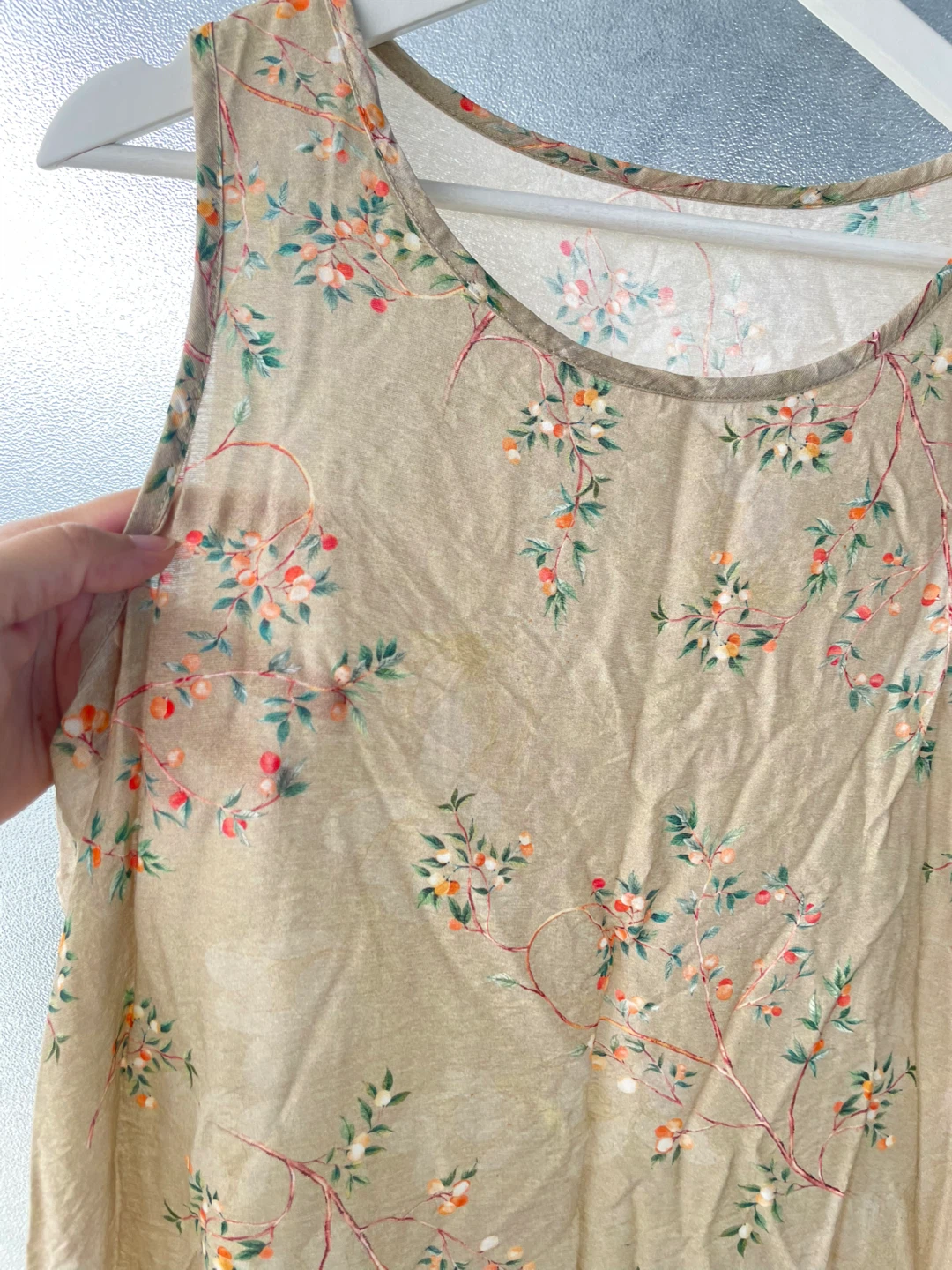 Floral Print Sleeveless Dress, size L - photo 3