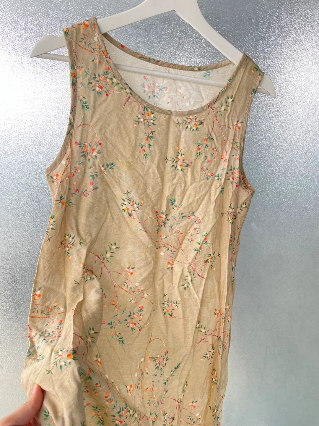 Floral Print Sleeveless Dress, size L - photo 2