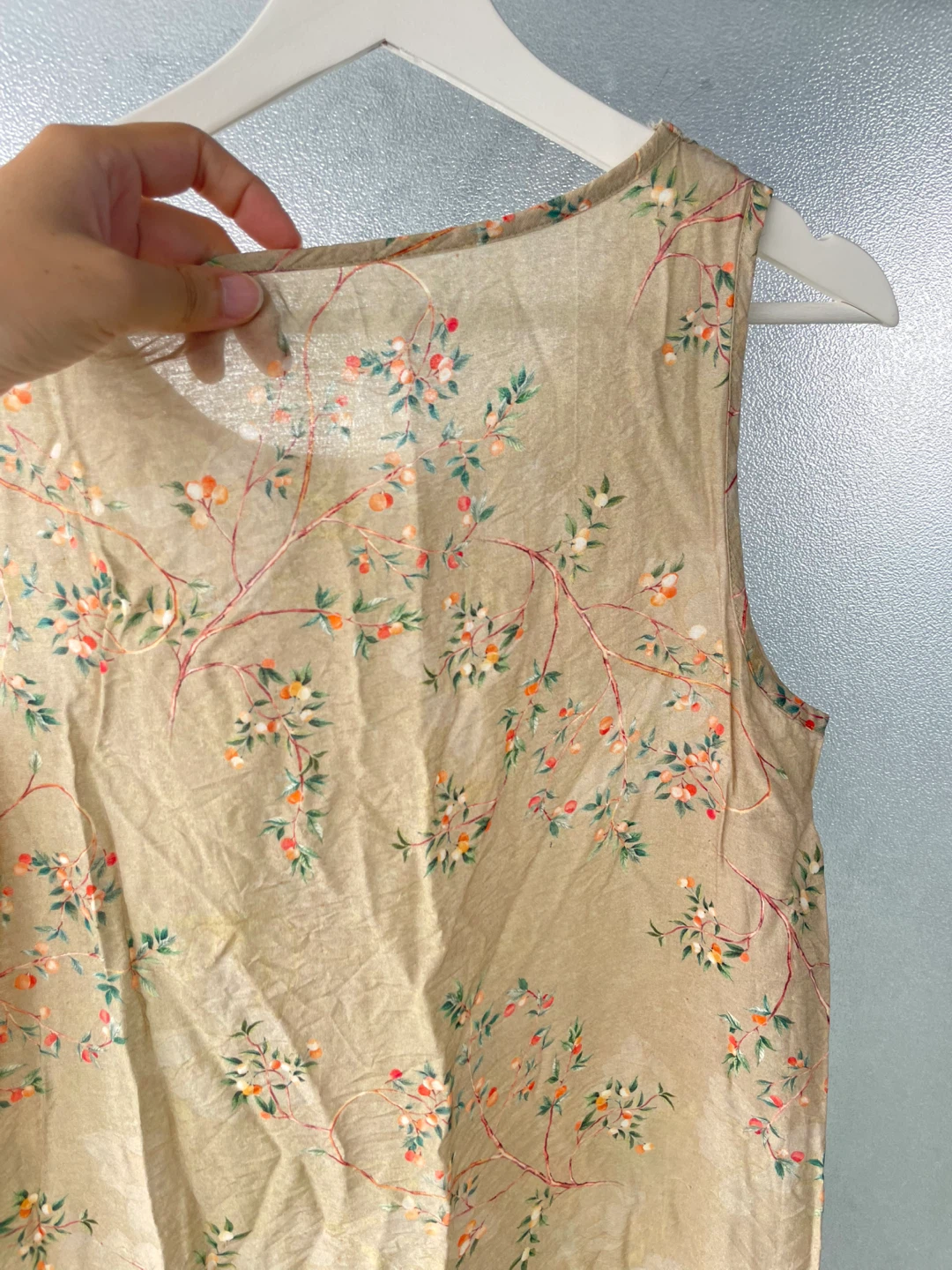 Floral Print Sleeveless Dress, size L - photo 5