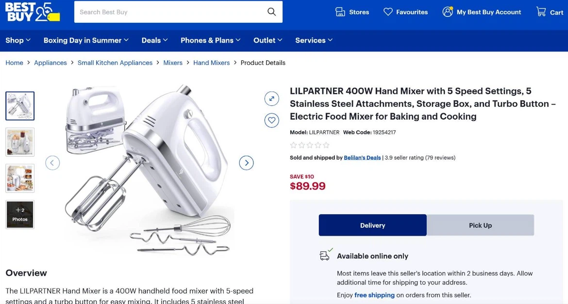 🏡 Moving Out Sale – 400W Hand Mixer 🍰 - photo 5