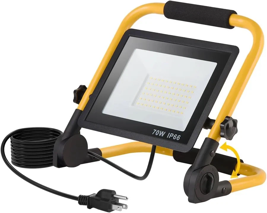 10000 Lumen LED Work Light: Portable Work Light with 6FT Cord -
