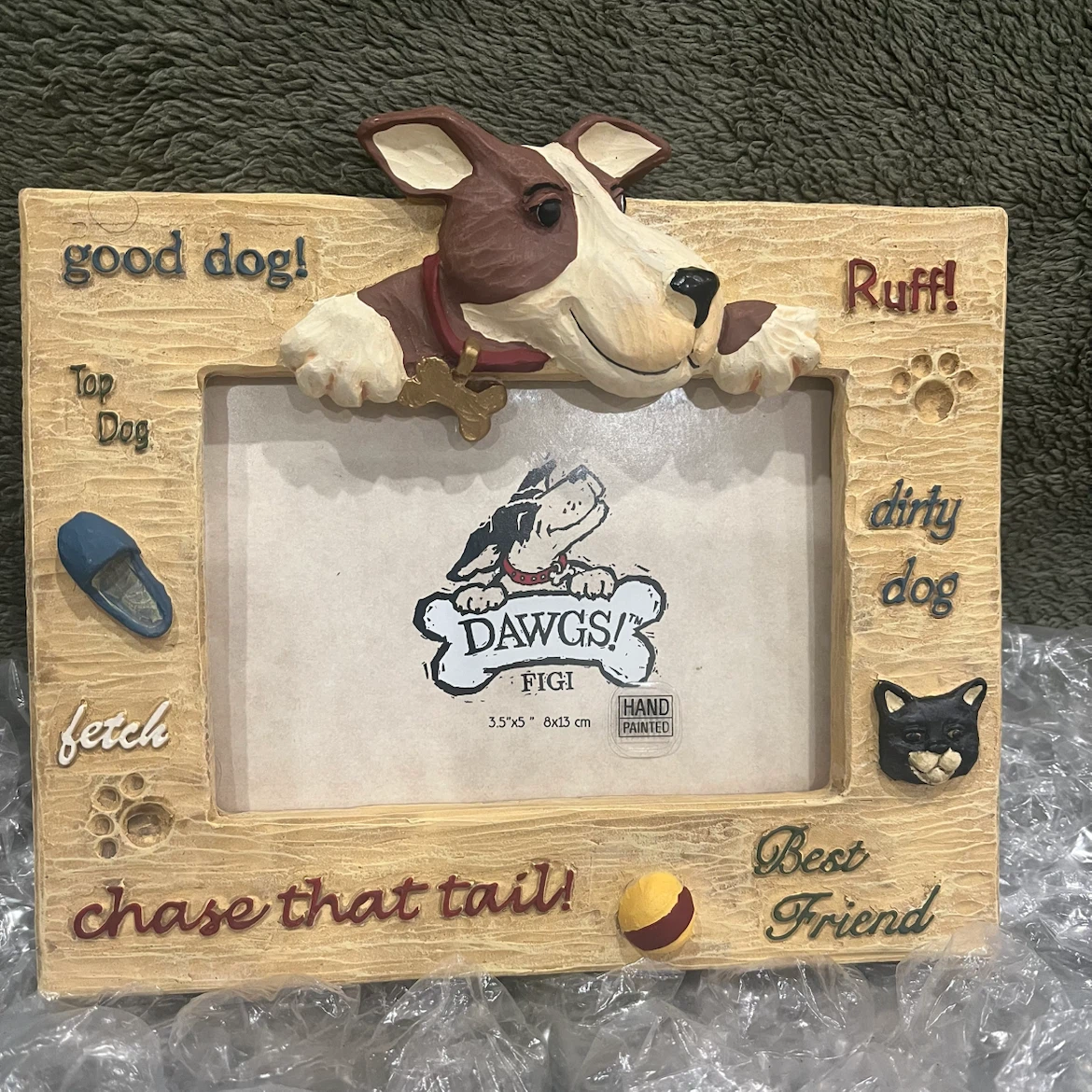 Figi "Dawgs" Dog Photo Frame 3.5"x5"